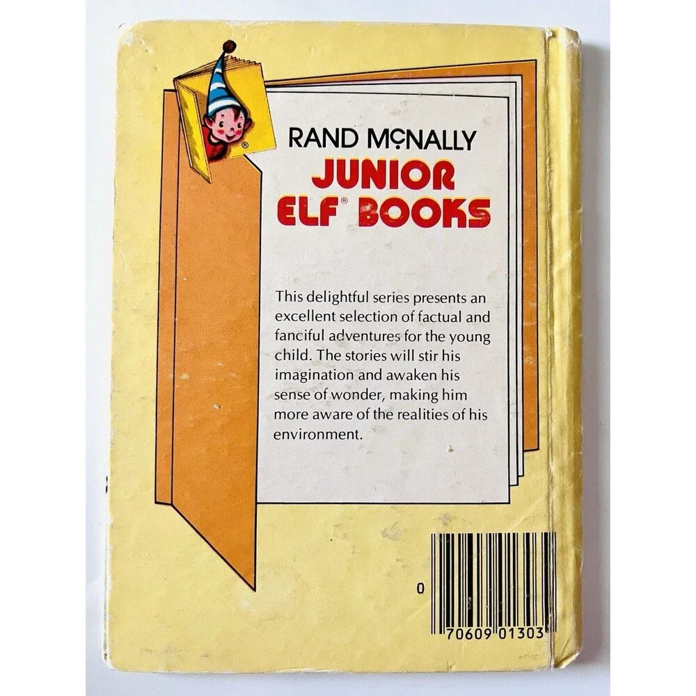 Vintage Rand McNally Puppies Junior Elf Book 1960s Children's Dog Storybook